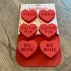 Masterclass Red Sweetheart Heart Candy shaped Mold Valentine’s Day Ice Cube Bake